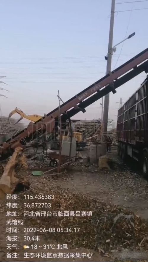 邢台市临西县周楼村一木材加工厂被查封